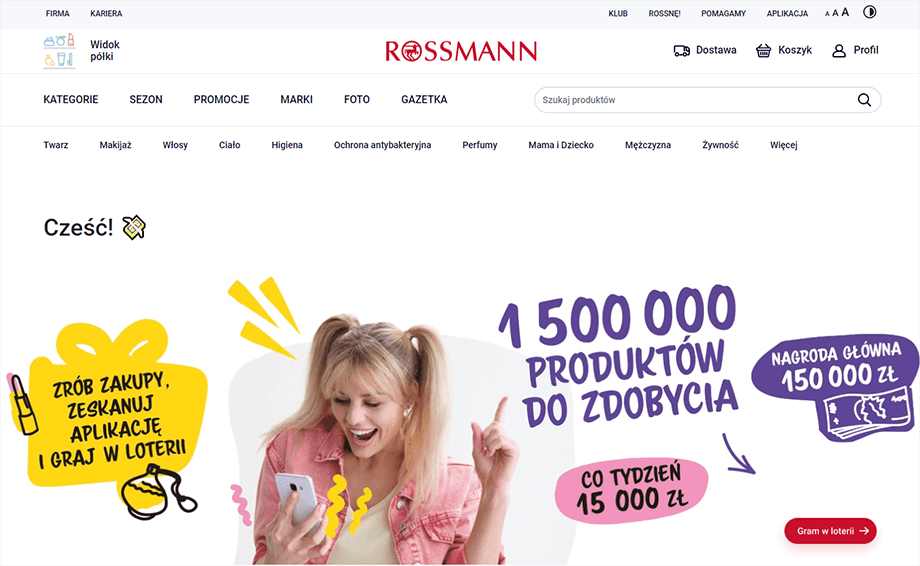 Zwroty do sklepów Rossmann